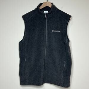 Columbia Sportswear Gray Fleece Vest Size M